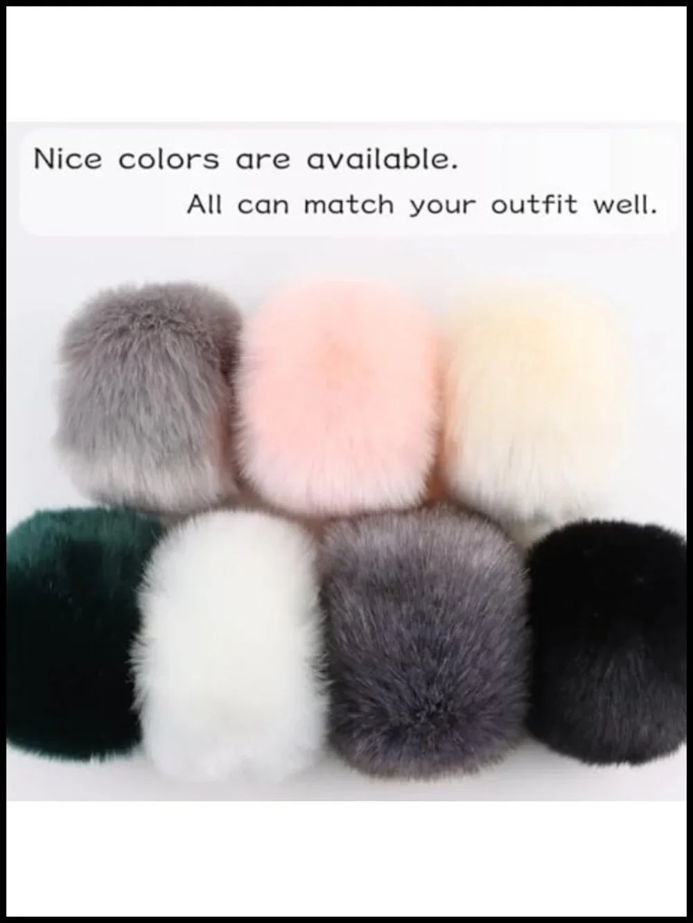 Faux Fur Wrist Cuff Arm Warmers Short Fluffy Wrist Cover Cozy Winter